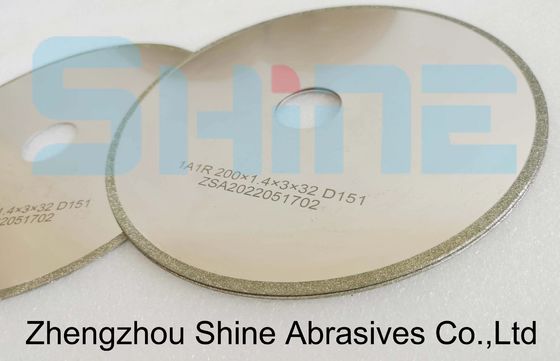 Niestandardowe rowery diamentowe 1A1R i możliwość cięcia w wysokiej temperaturze