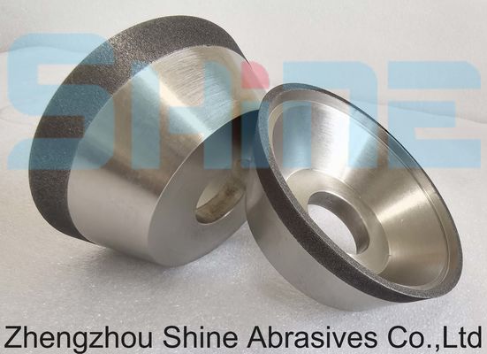 75mm 11V9 Żywica CBN / Diamentowe koło szlifowe do szlifowania narzędzi CNC
