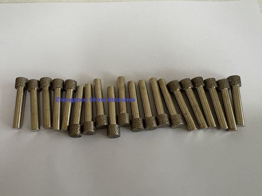 Trzpienie szlifierskie CBN 6mm z powłoką galwaniczną do szlifowania wewnętrznego i gratowania