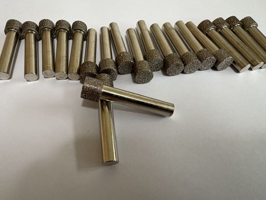 Trzpienie szlifierskie CBN 6mm z powłoką galwaniczną do szlifowania wewnętrznego i gratowania