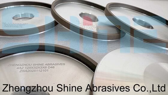 Diamentowa tarcza szlifierska 4A2 do szlifowania wierzchołków zębów piły do cięcia metali twardych