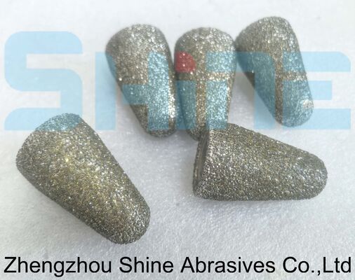Electroplated diamond mounted points for  durable rotary tools