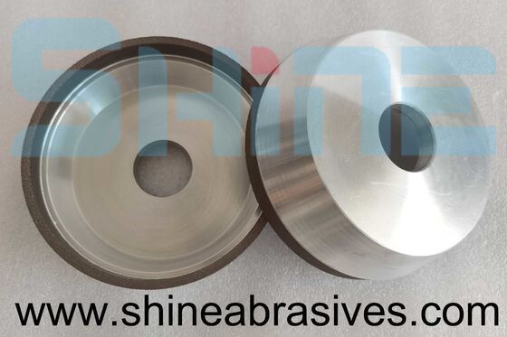 6A2 Związek z żywicą Koło kubka diamentowego 100mm D151 Grit Glass Edge Grinding RoHS Compliant Manufacturing