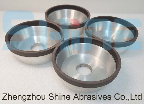 6A2 Związek z żywicą Koło kubka diamentowego 100mm D151 Grit Glass Edge Grinding RoHS Compliant Manufacturing