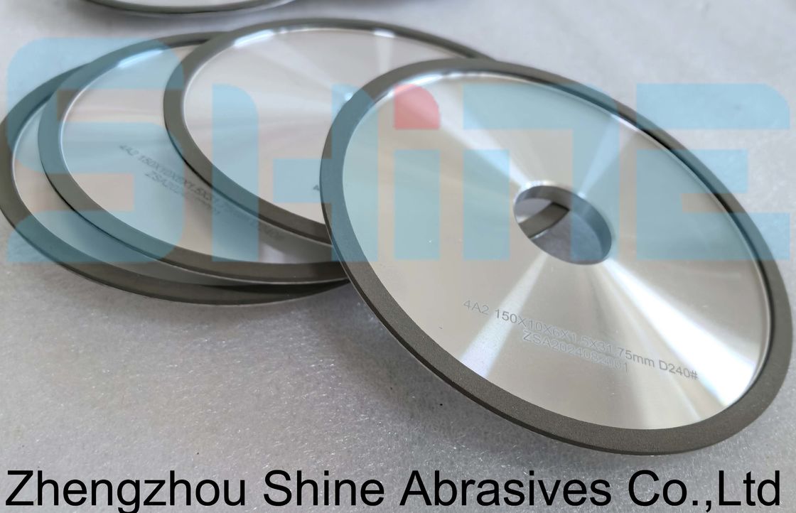 ODM 150 mm 4A2 Koło wiązania żywicy D240 Grit dla pił kołowych węglowodorkowych